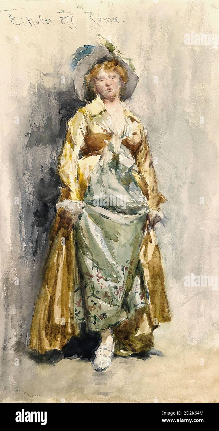green emerald velvet dress Claude Monet main image 1
