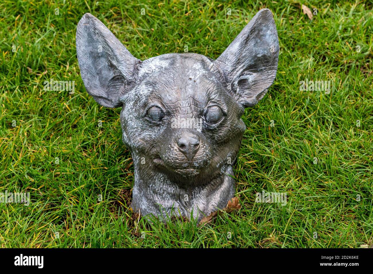 London, UK. 06th Oct, 2020. An animals head part of Patrick Goddard's