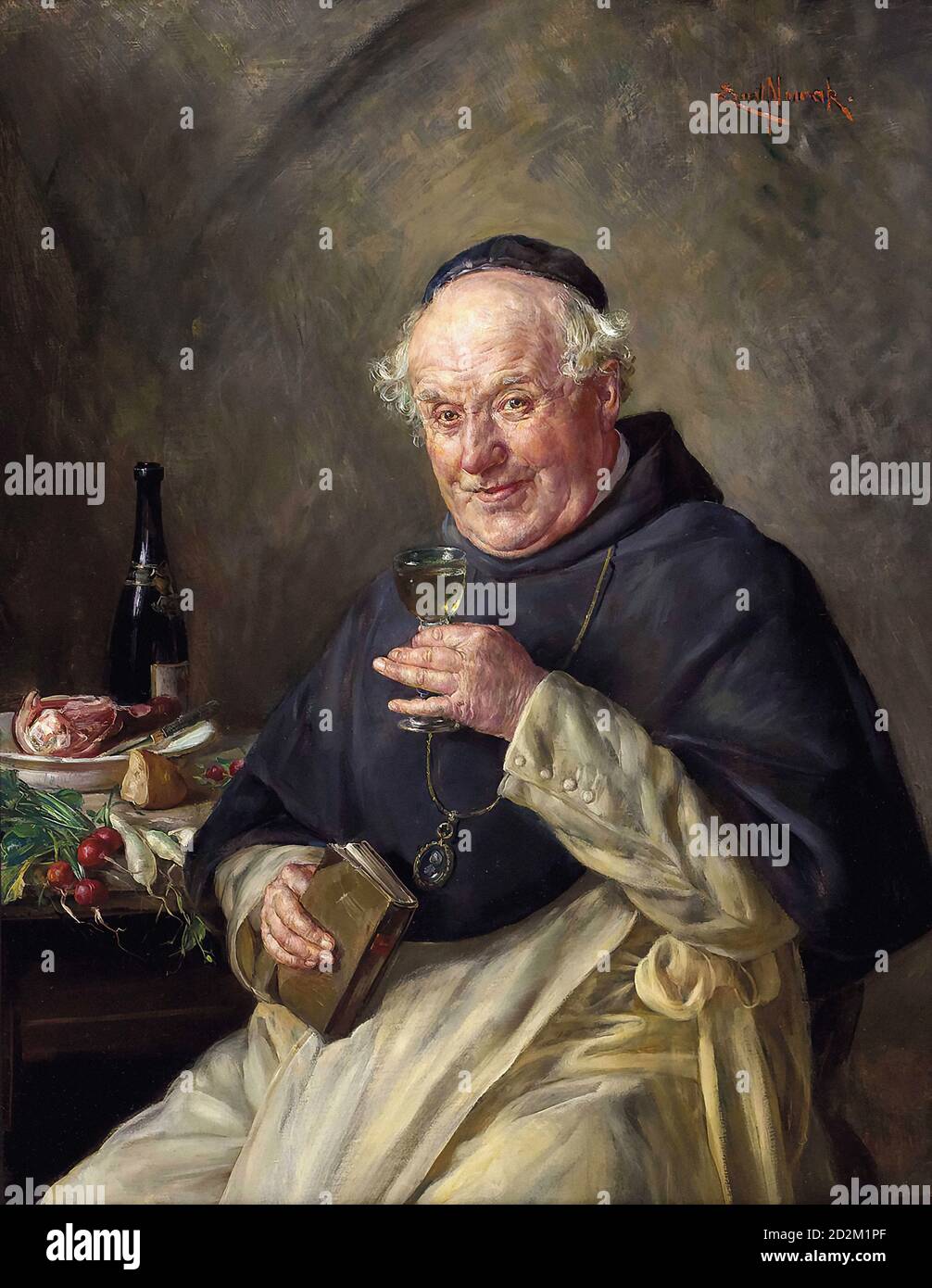 Nowak Ernst Cellar Master Austrian School 19th Century Stock