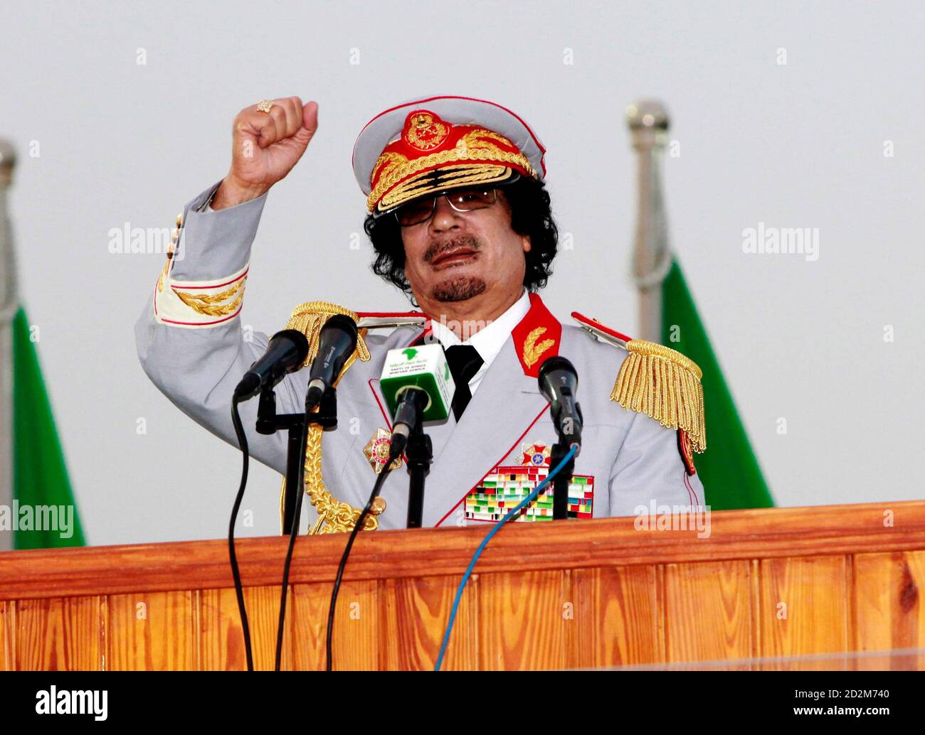 Gaddafi uniform hi-res stock photography and images - Alamy