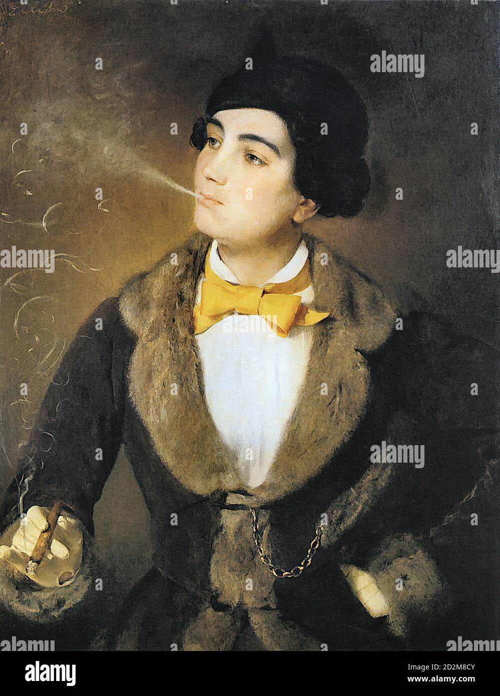 Reiter Johann Baptist - Emanzipierte - Austrian School - 19th  Century Stock Photo