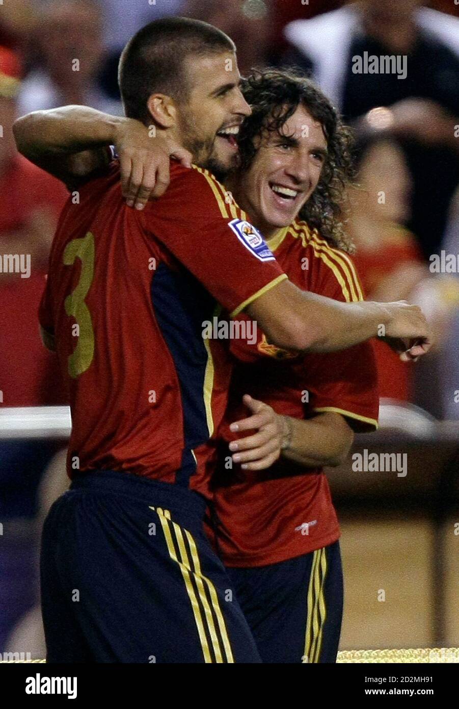 Carles Puyol And Gerard Pique High Resolution Stock Photography And Images Alamy