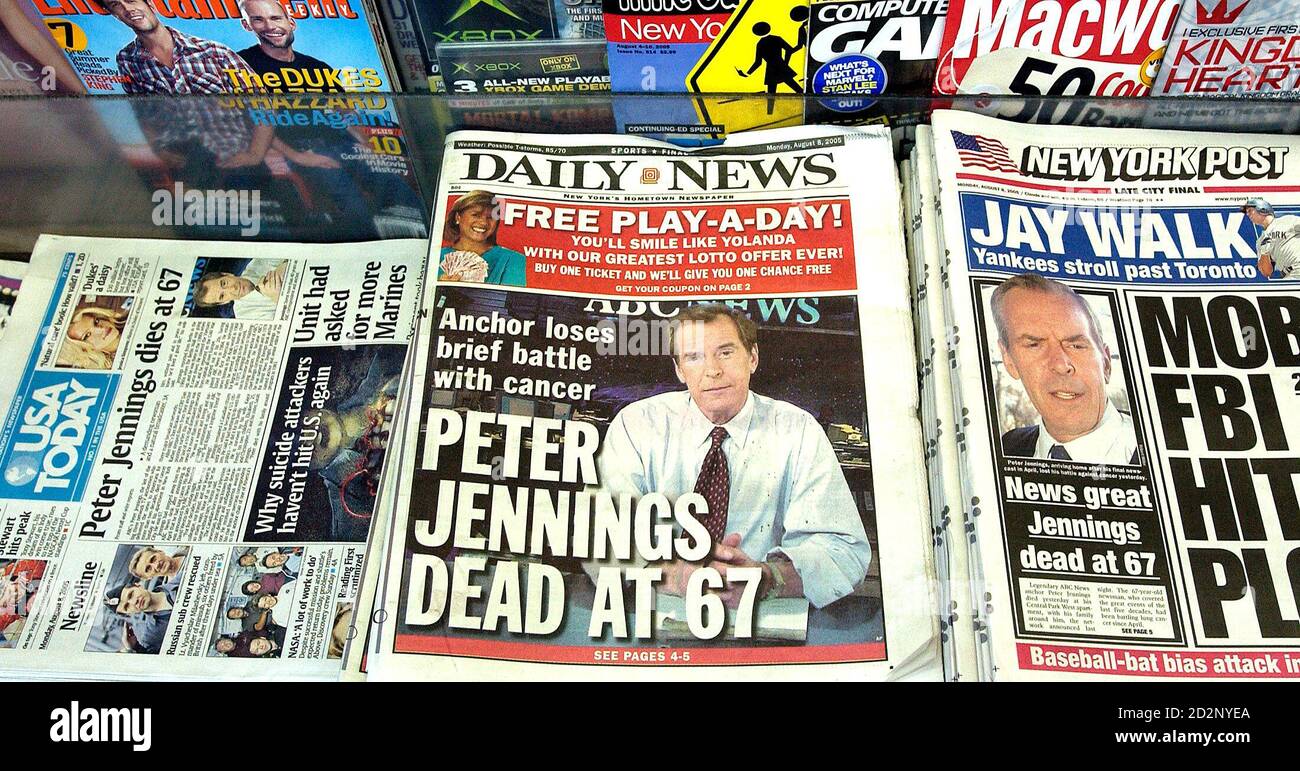 Peter Jennings High Resolution Stock Photography And Images Alamy