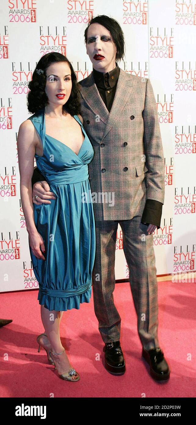 Marilyn manson and dita von teese hi-res stock photography and images - Alamy