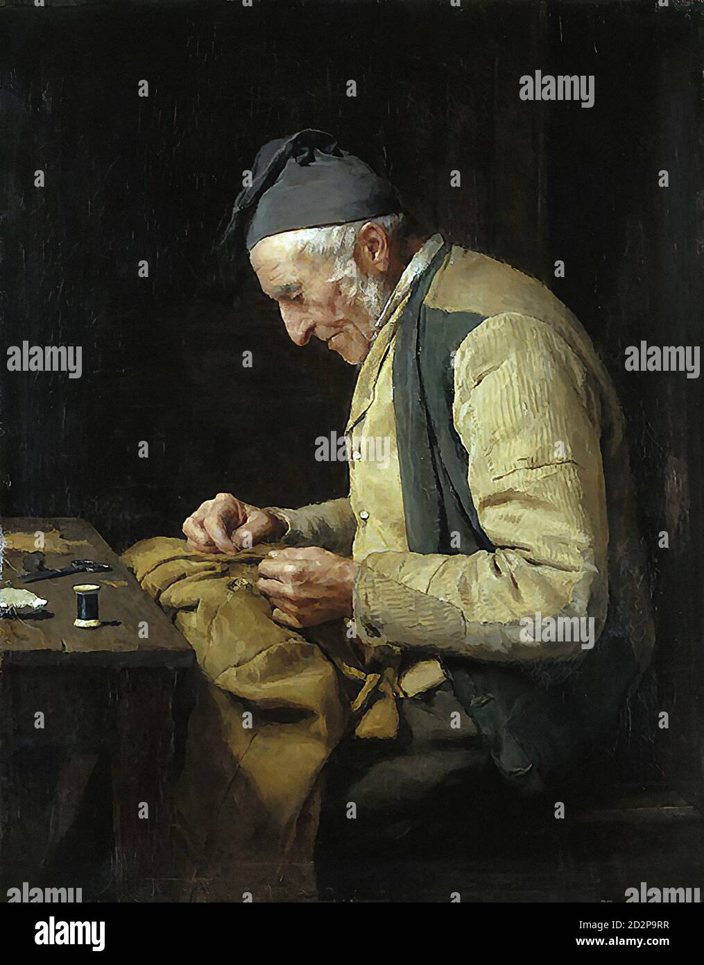 Chiusi Albert Anker 1887 svizzeri pittore Toscana romana città LW H a2 0622