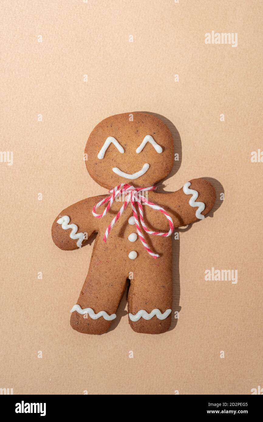 Cute Gingerbread man Stock Photo