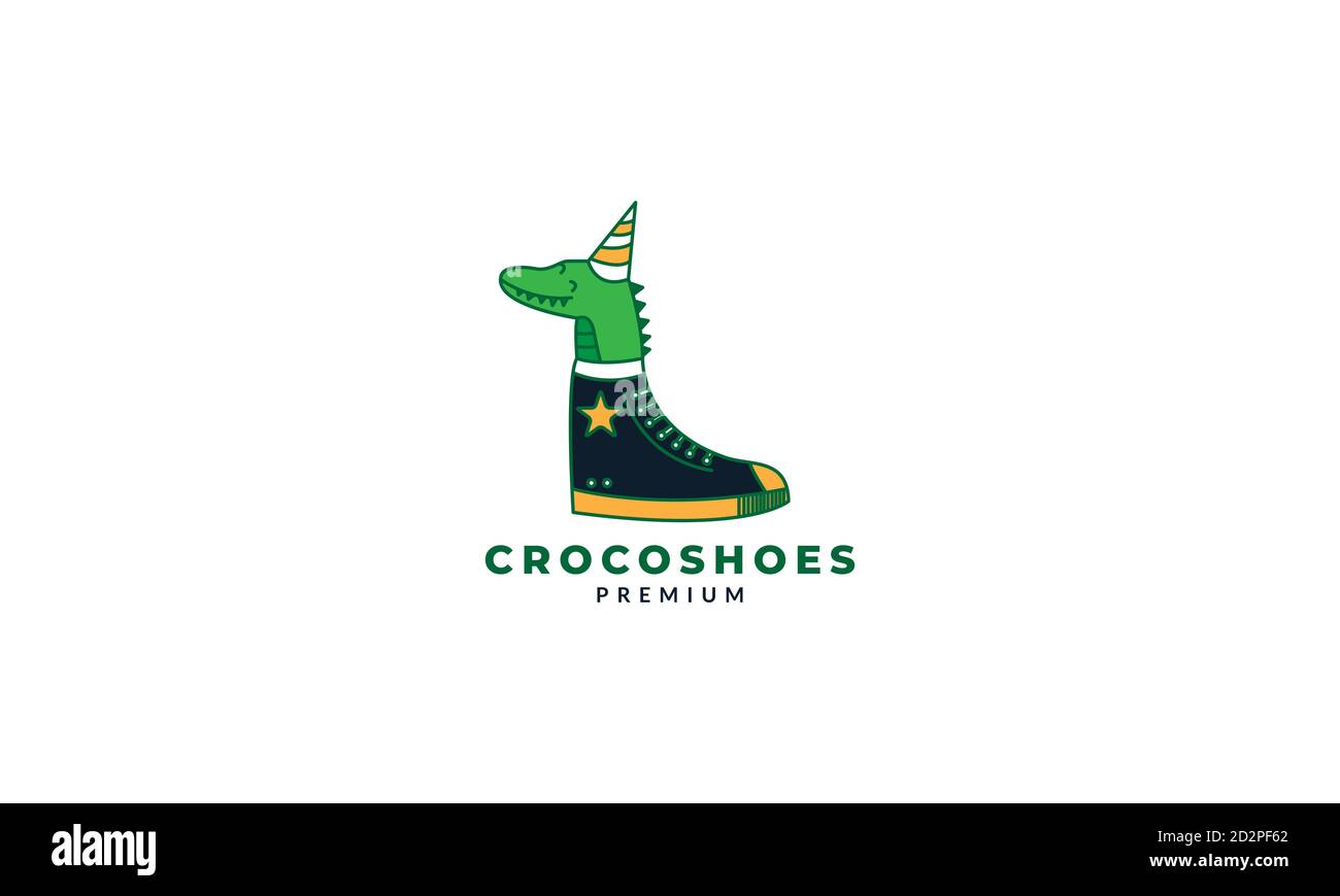 Alligator logo sale shoes