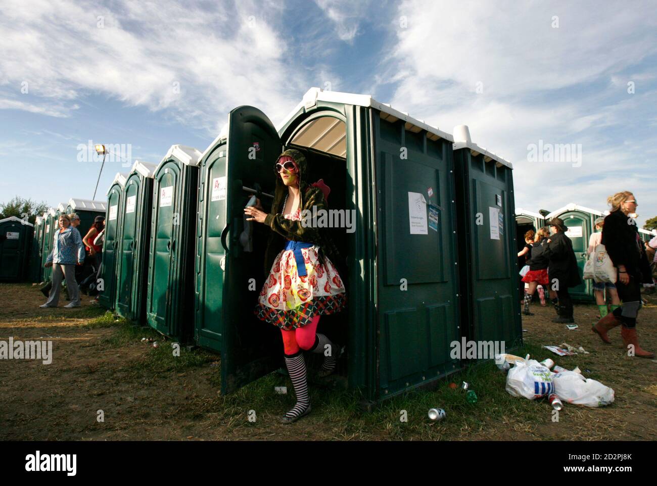 The toilets glastonbury festival hires stock photography and images Alamy