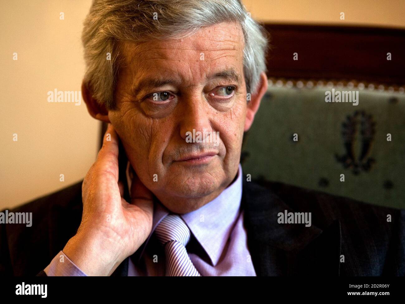 Netherland S Defence Minister Eimert Van Middelkoop Speaks During An Interview With Reuters At The Ministry In Hague October 2 2007 Jerry Lampen Netherlands Stock Photo Alamy 