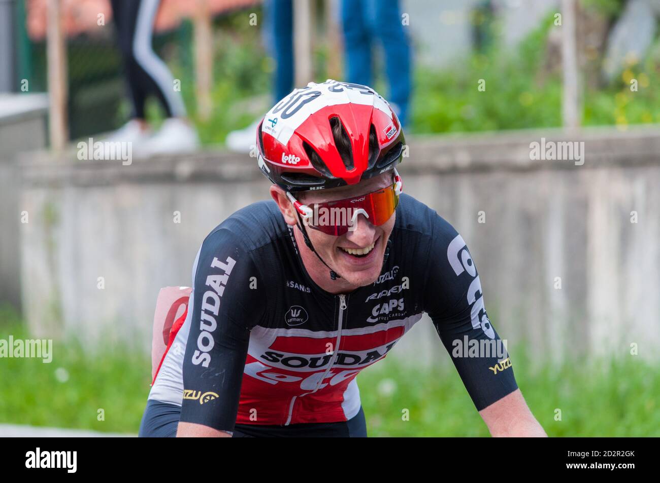 WEENY Harry (AUS)(Lotto Soudal U23) - winner of Piccolo Giro di Lombardia 2020 during Il Piccolo Lombardia - Under 23, Street Cycling, oggiono (lc), Stock Photo
