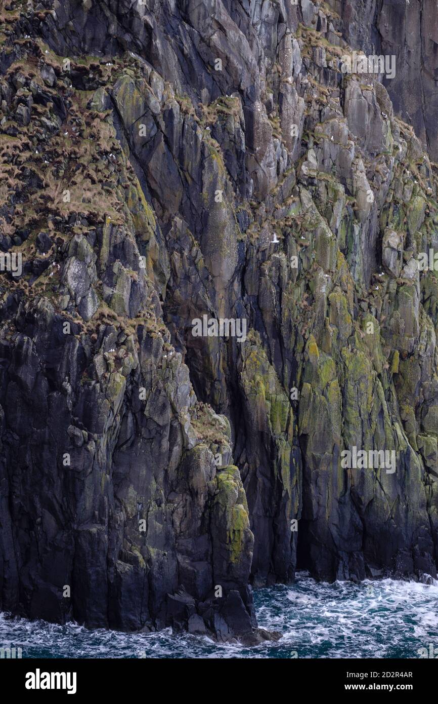 acantilados de Neist Point, isla de Skye, Highlands, Escocia, Reino Unido Stock Photo