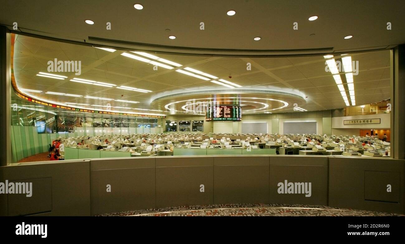 Hong Kong Exchanges And Clearing Market High Resolution Stock