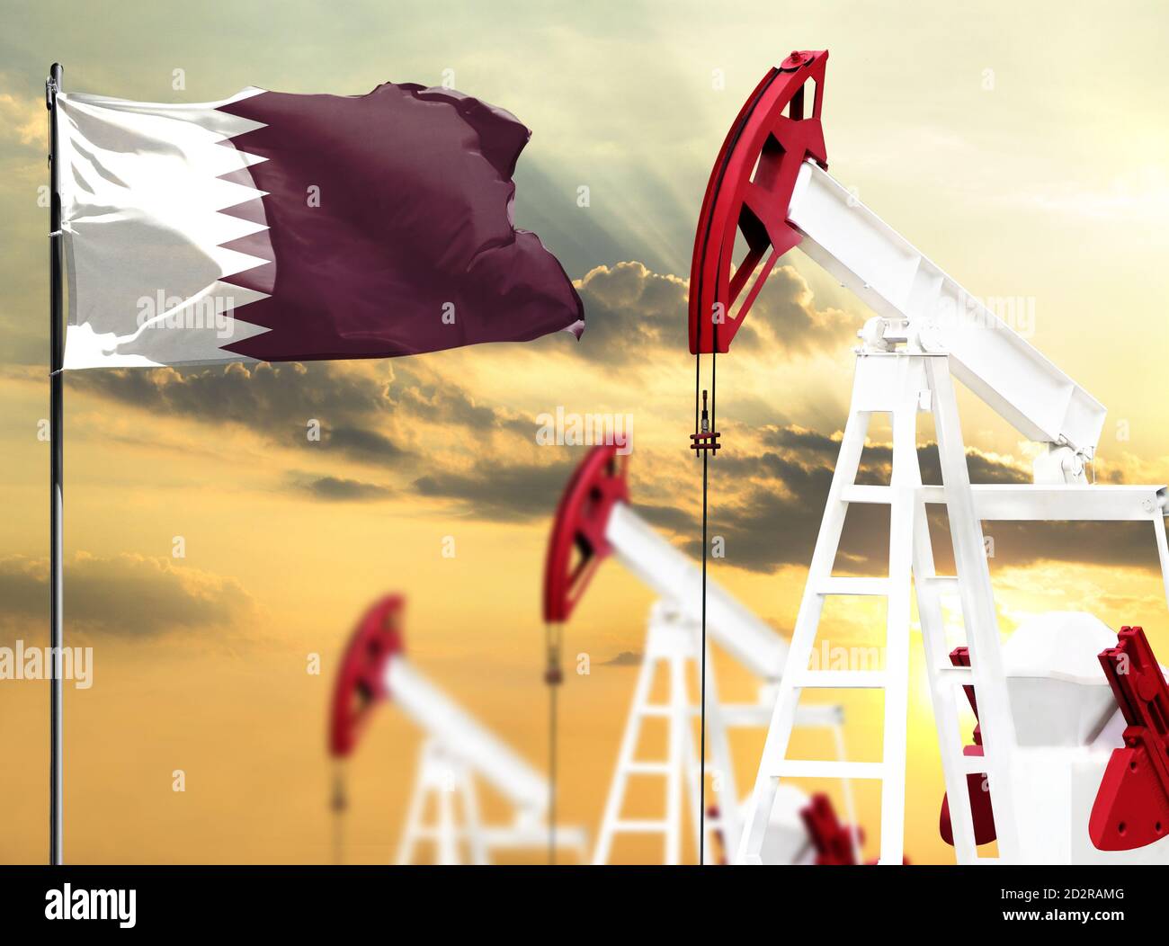Qatar oil rig hires stock photography and images Alamy