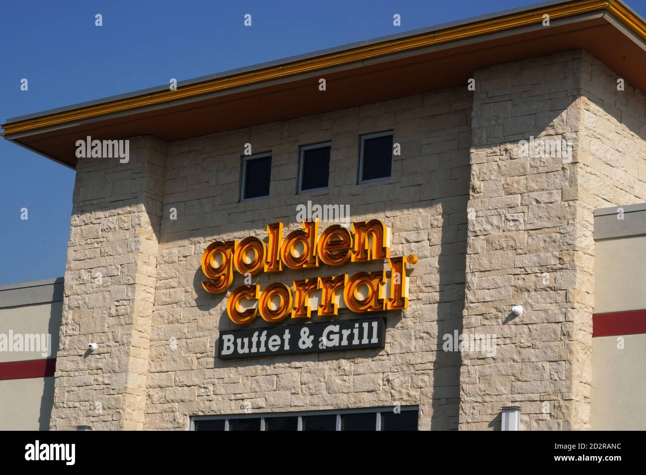 The Golden Corral Buffet & Grill restaurant is closed amid the global