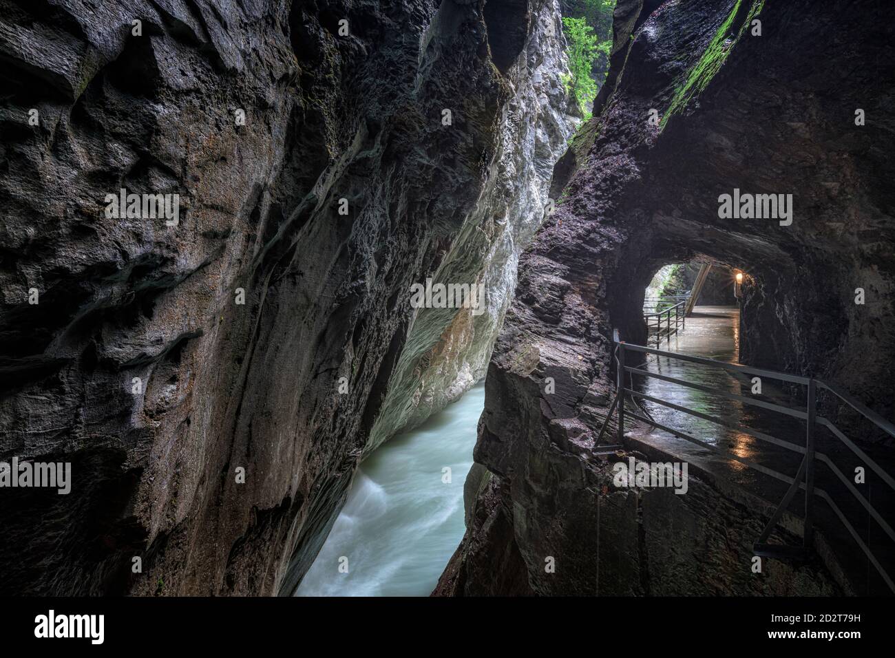 Aare Gorge, Meiringen, Bern, Switzerland, Europe Stock Photo