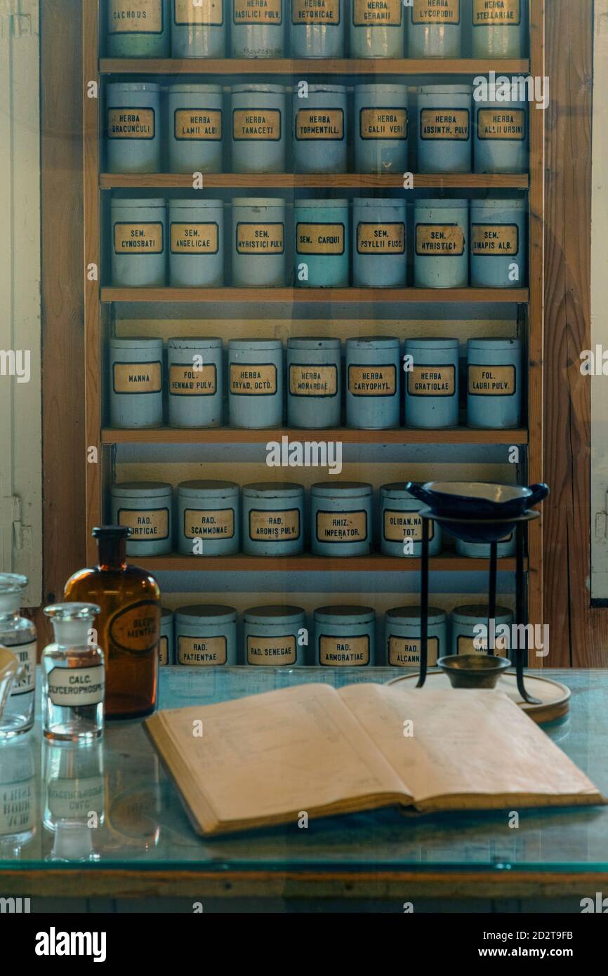 old pharmacy Stock Photo