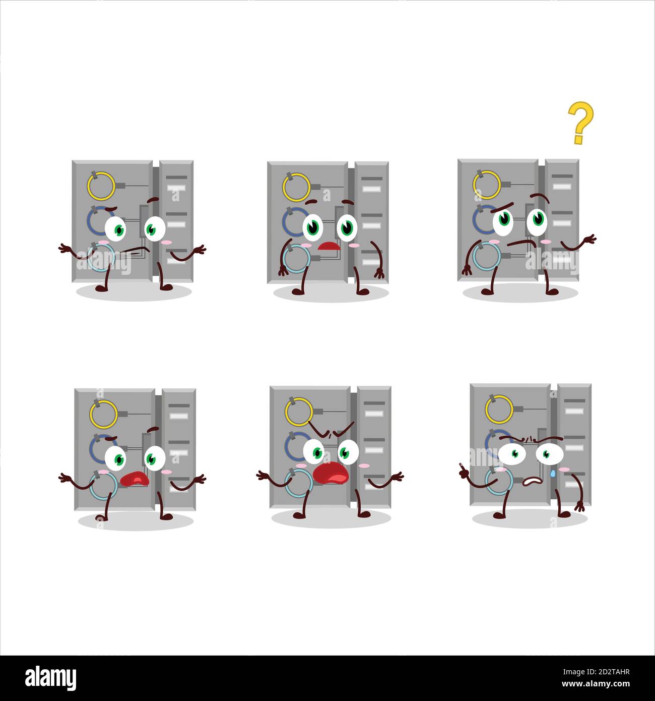 Cartoon character of among us task machine with what expression Stock ...