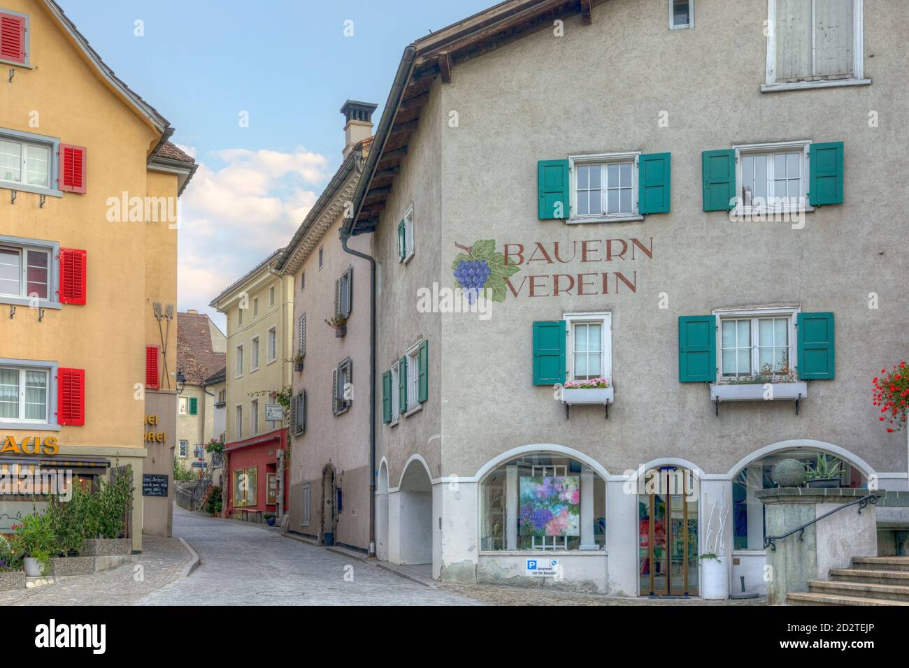 Maienfeld, Grisons, Switzerland, Europe Stock Photo
