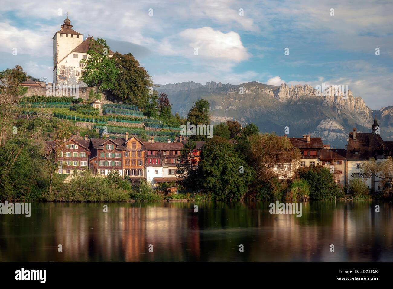 Buchs, Werdenberg, St. Gallen, Switzerland, Europe Stock Photo