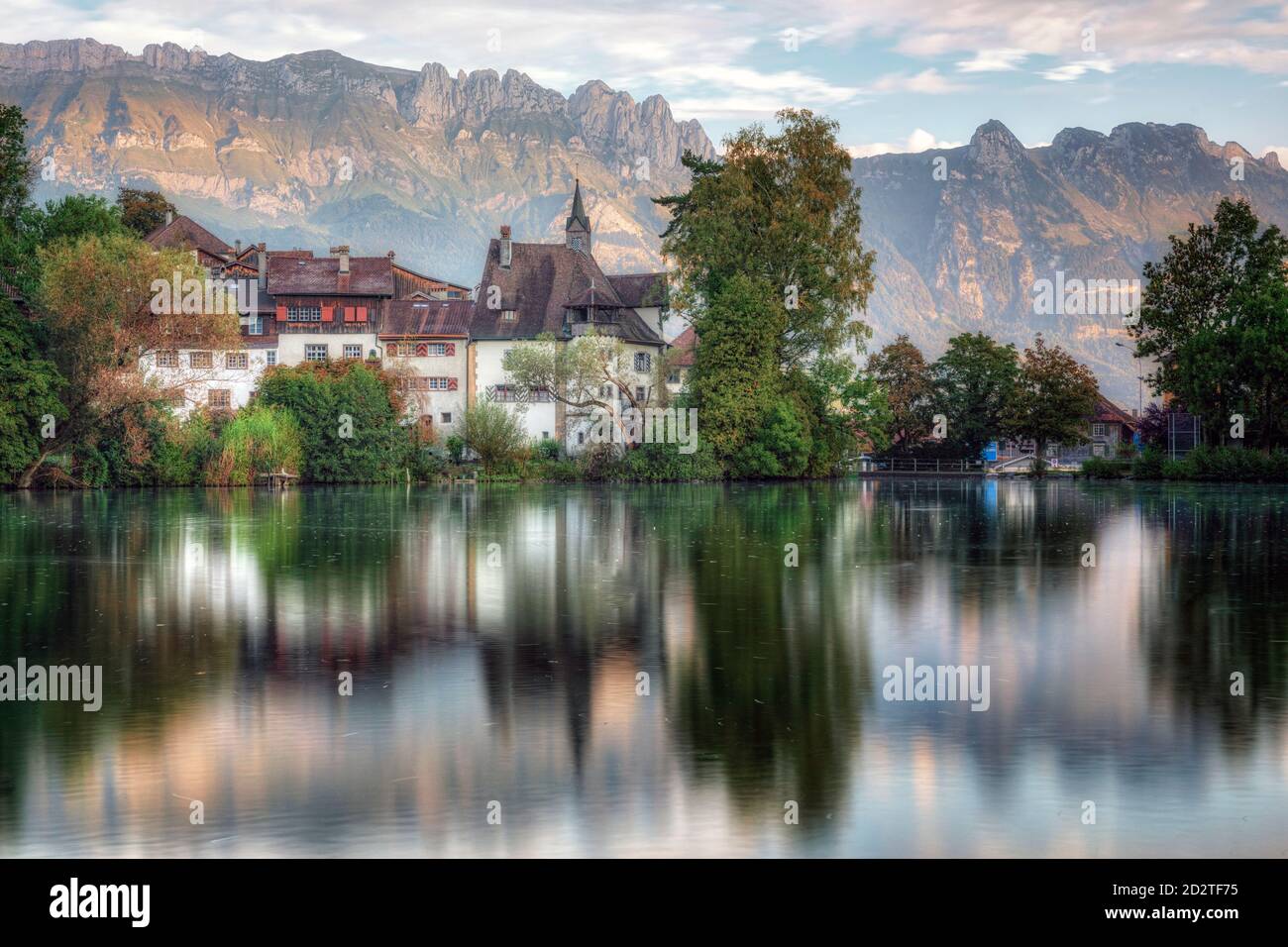 Buchs, Werdenberg, St. Gallen, Switzerland, Europe Stock Photo