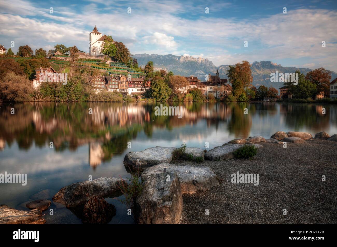 Buchs, Werdenberg, St. Gallen, Switzerland, Europe Stock Photo