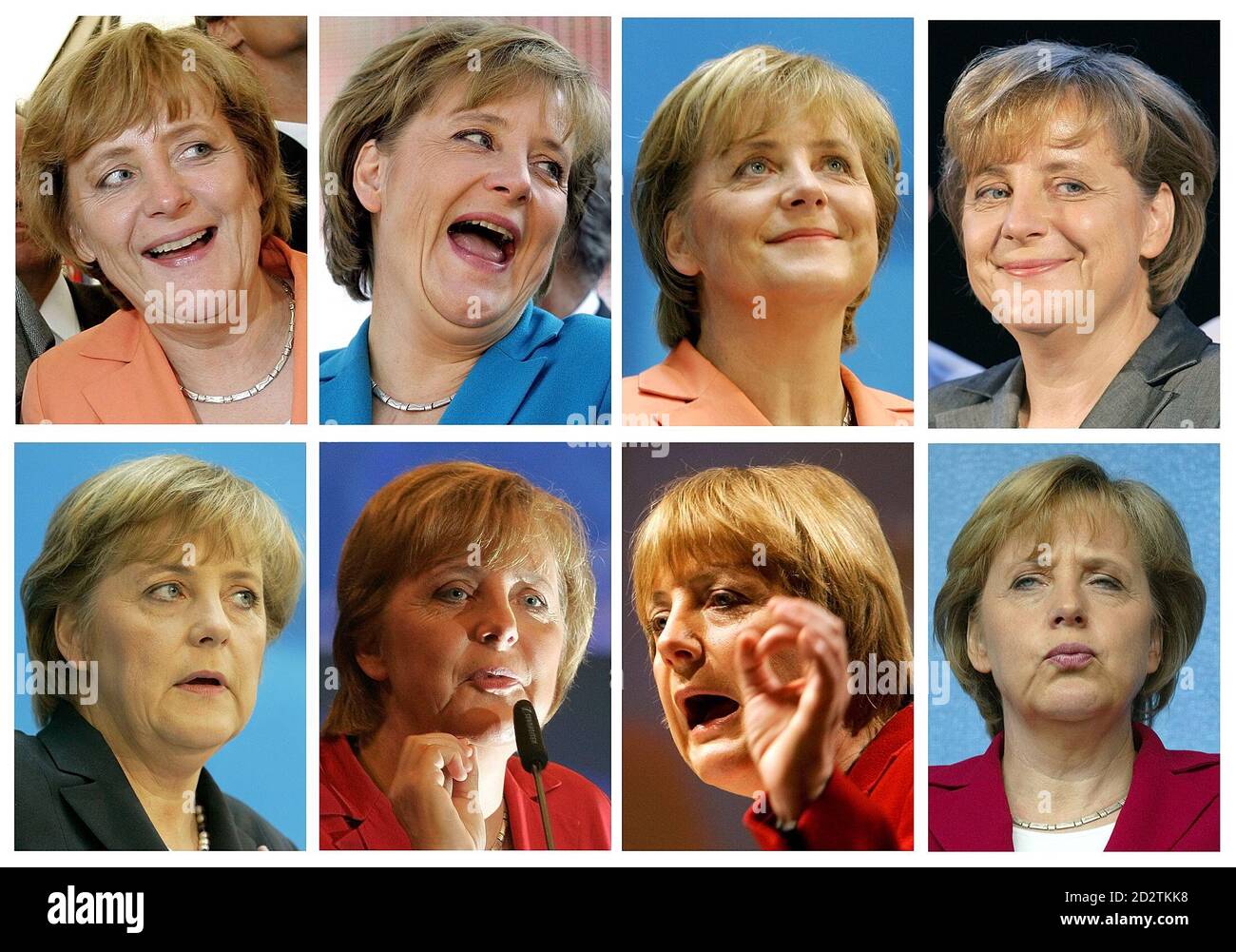 A Combination Of File Pictures Shows Angela Merkel Leader Of Germany S Christian Democratic Union Cdu German