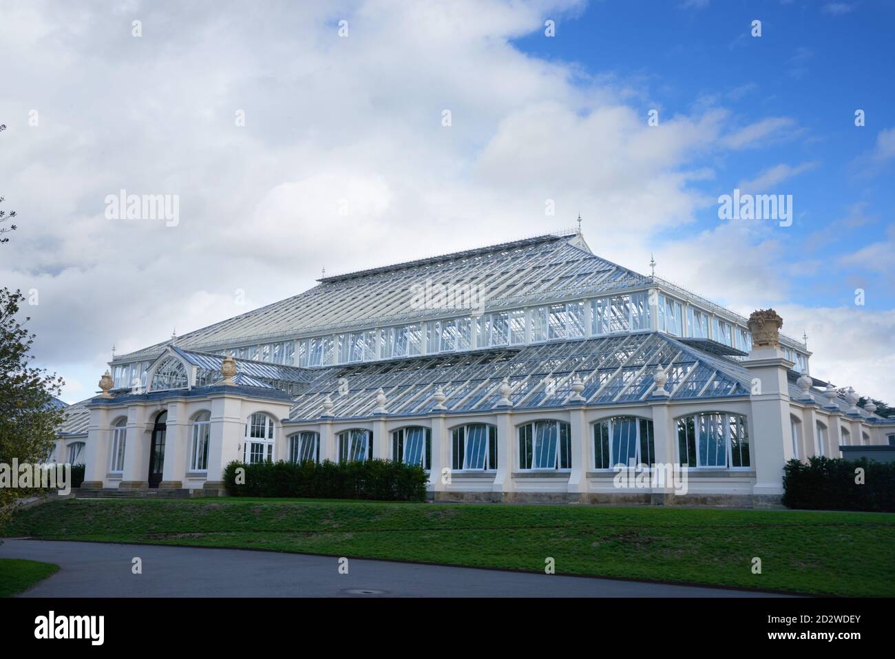 Royal Botanic Gardens Kew London. Worlds largest Victorian glasshouse