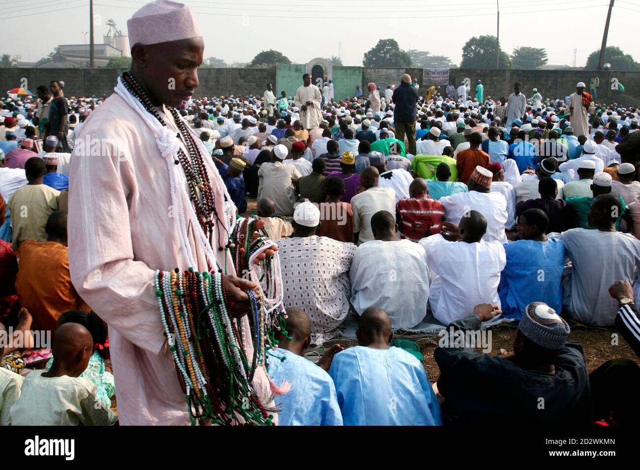 A Man Sells Prayer Beads At A Muslim Praying Session Marking The Festival Of Eid Al Adha In Lagos December 30 06 Reuters Akintunde Akinleye Nigeria Stock Photo Alamy A Man Sells Prayer Beads At A Muslim Praying Session Marking The Festival Of Eid Al Adha In Lagos December 30 06 Reuters Akintunde Akinleye Nigeria Stock Photo Alamy
