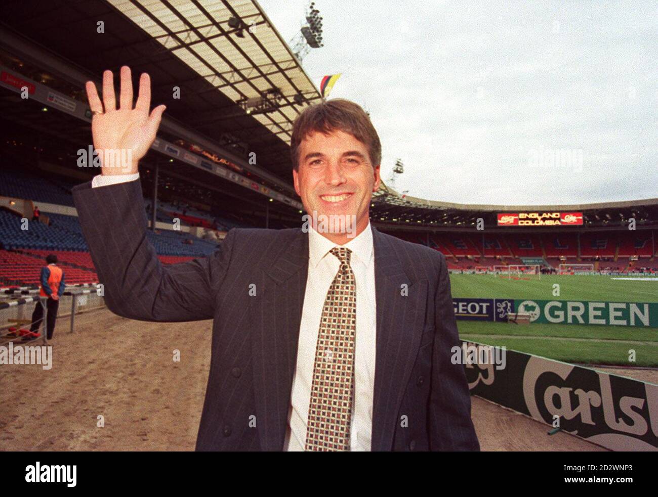 Former Everton striker Bob Latchford at Wembley before England's friendly against Colombia. See PA story SOCCER Article. Stock Photo