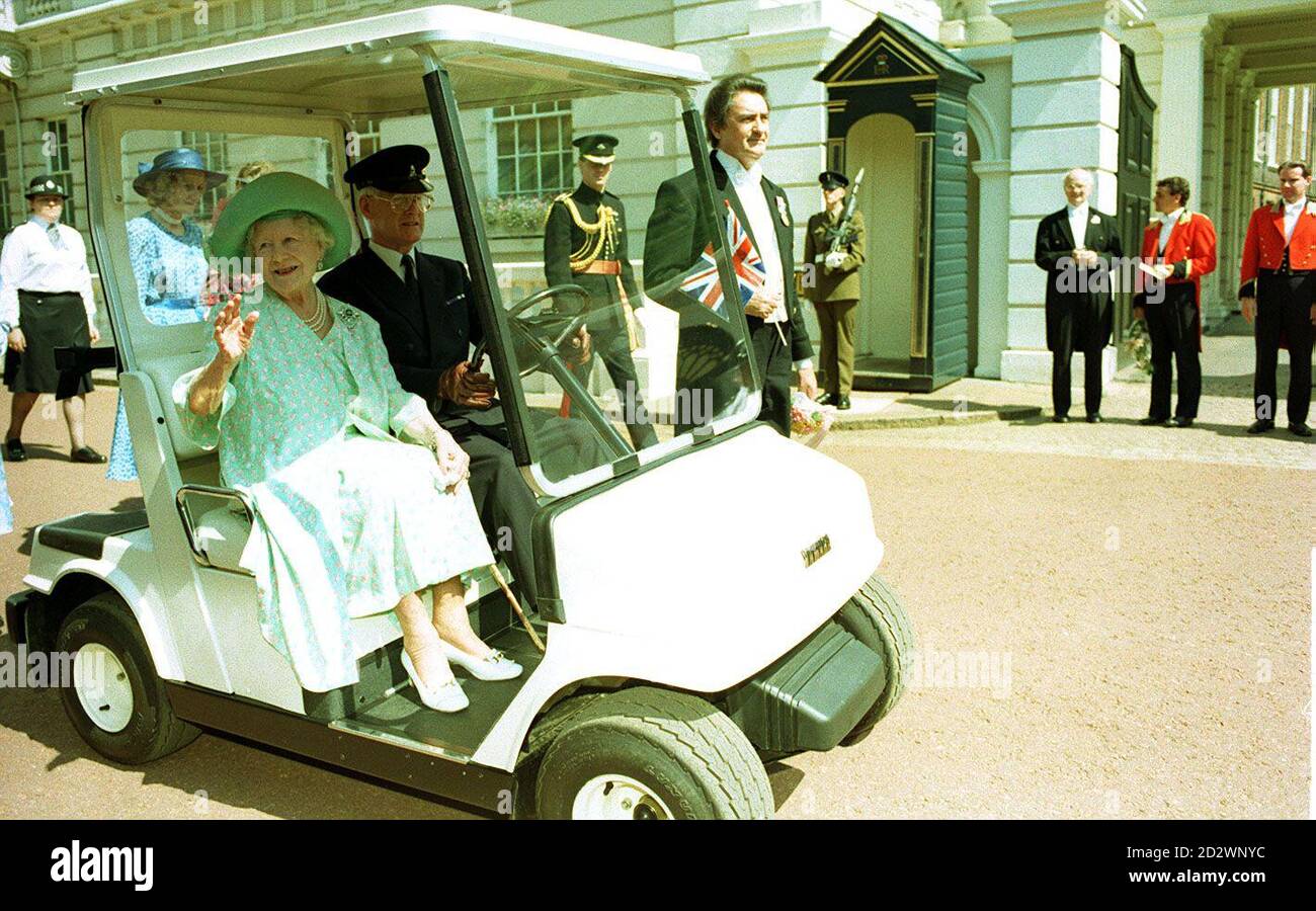 The Queen Mother leaves Clarence House today (Fri) on the occasion of