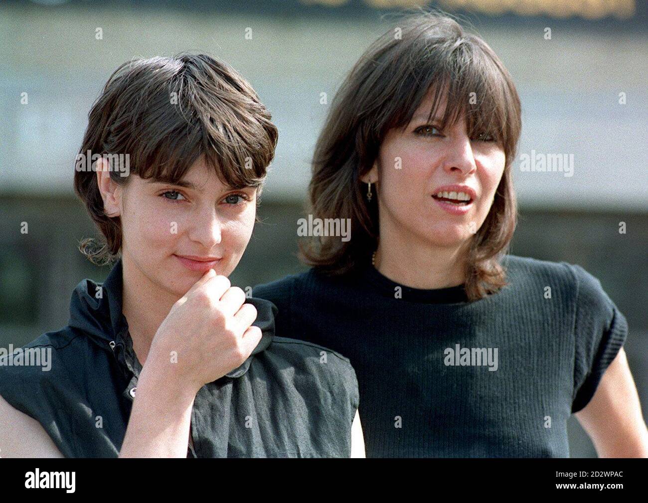 Singers Sinead O'Connor and Chrissie Hynde in central London this morning  (Tuesday) for the UK launch of the Fourth United Nations Global Conference  on Women. The singers will be performing at the
