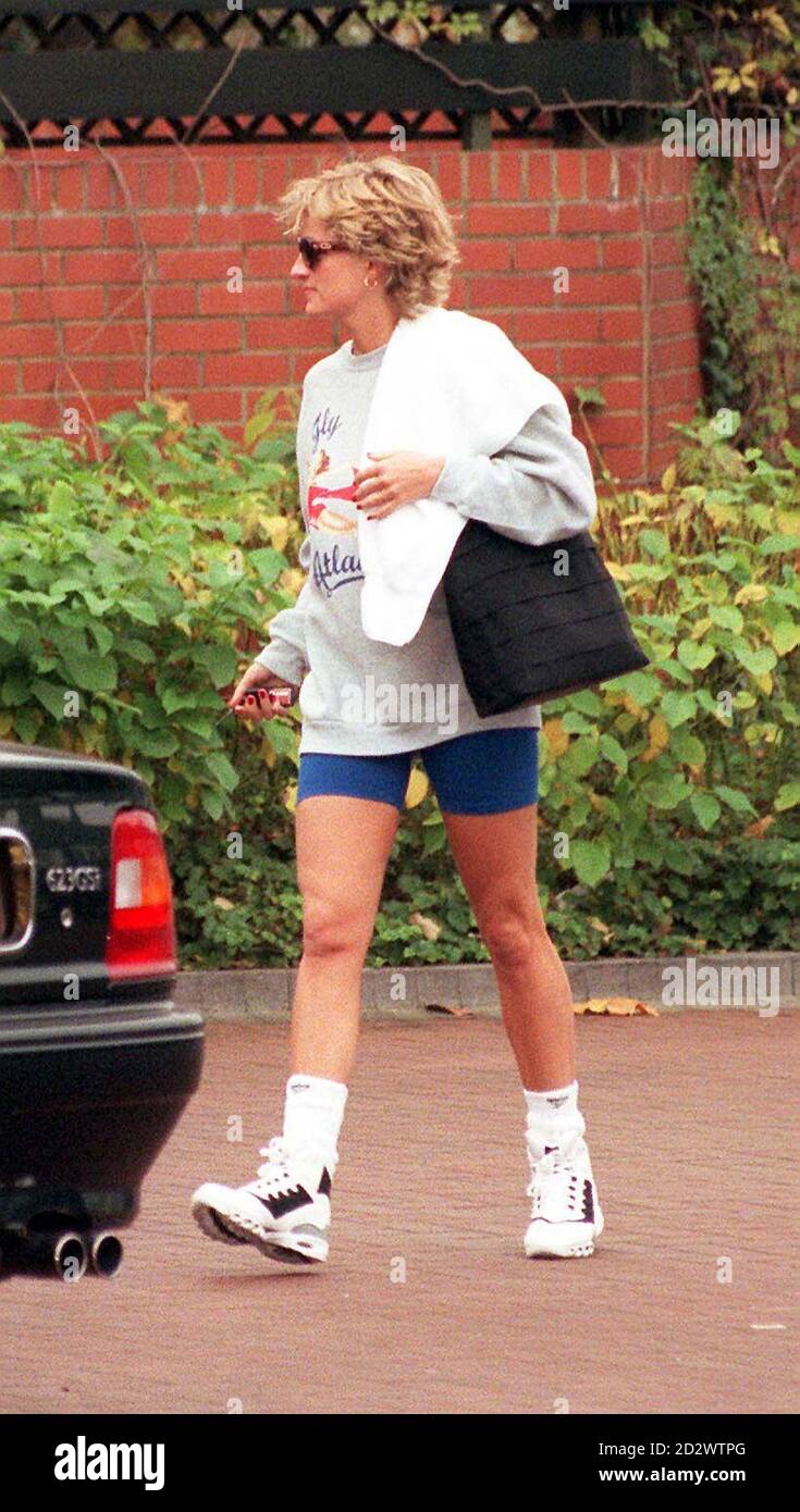 The Princess of Wales leaves her gym in South-West London today