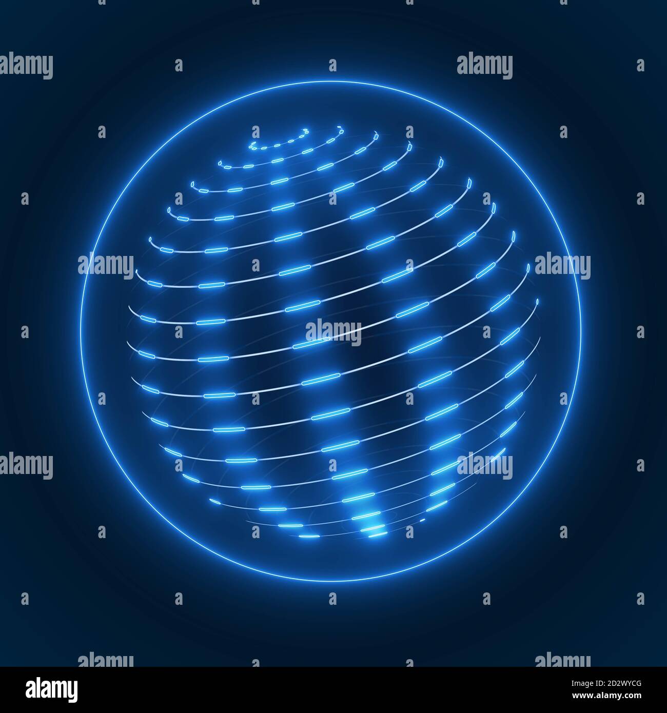Connect dots sphere hi-res stock photography and images - Alamy
