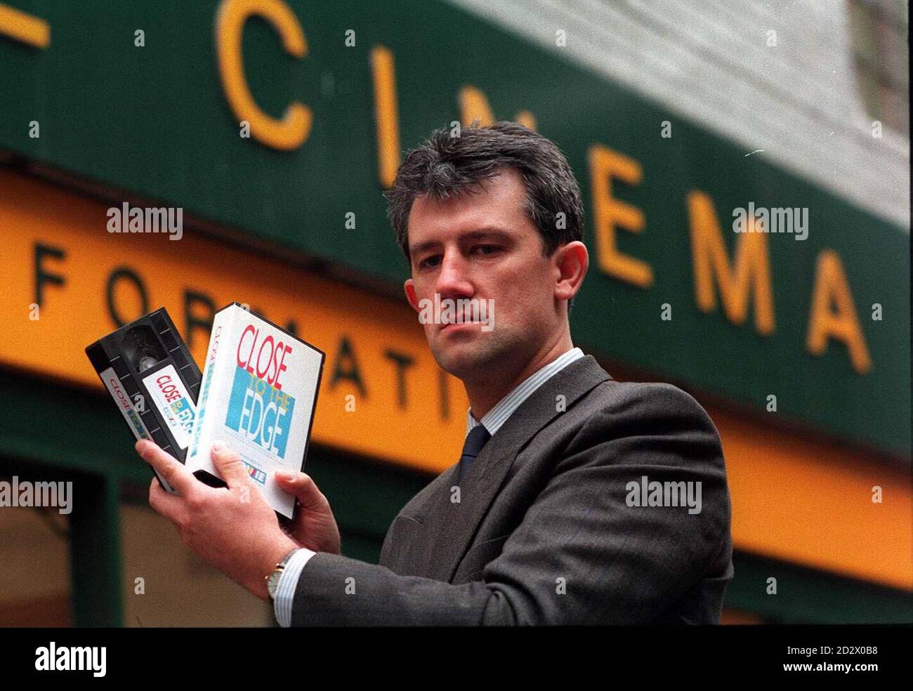 NORTHERN ECHO DARLINGTON, SOUTH SHIELDS GAZETTE AND SUNDERLAND ECHO OUT. Philip Caygill, who is currently behind bars at Wealstun Prison at Wetherby, West Yorkshire, serving a 13-year-sentence for  car crime, outside  Newcastle's Tyneside cinema, where the 15 minute video 'Close to the Edge' which has been commissioned by the Northumbria Coalition Against Crime, based on his experiences,  premieres today (Monday).  See PA Story CRIME Video. Stock Photo