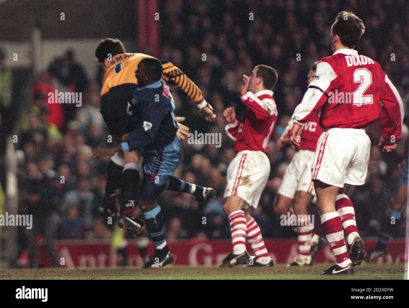 Poster Arsenal 2002-2003 – David Seaman – Format 29x45 Cm – Glacé