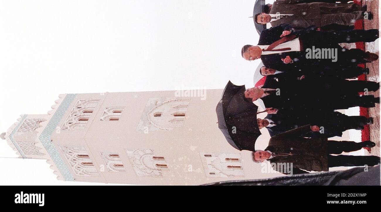 The Prince of Wales takes a tour of the Al Akhawayn University at ...