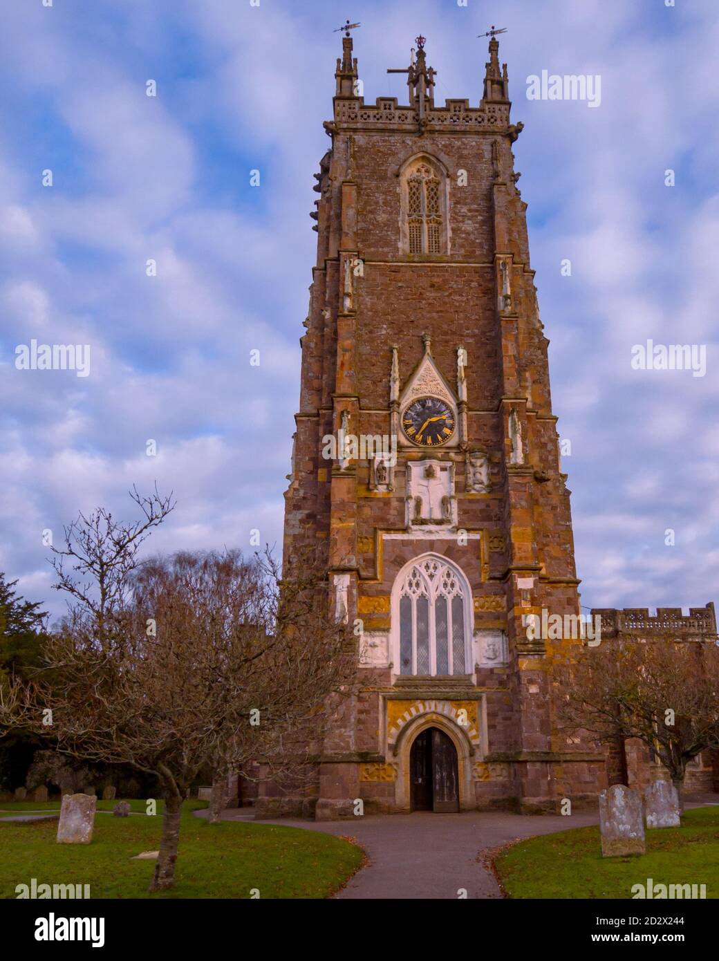 St Andrews Church Cullompton Devon UK Stock Photo Alamy