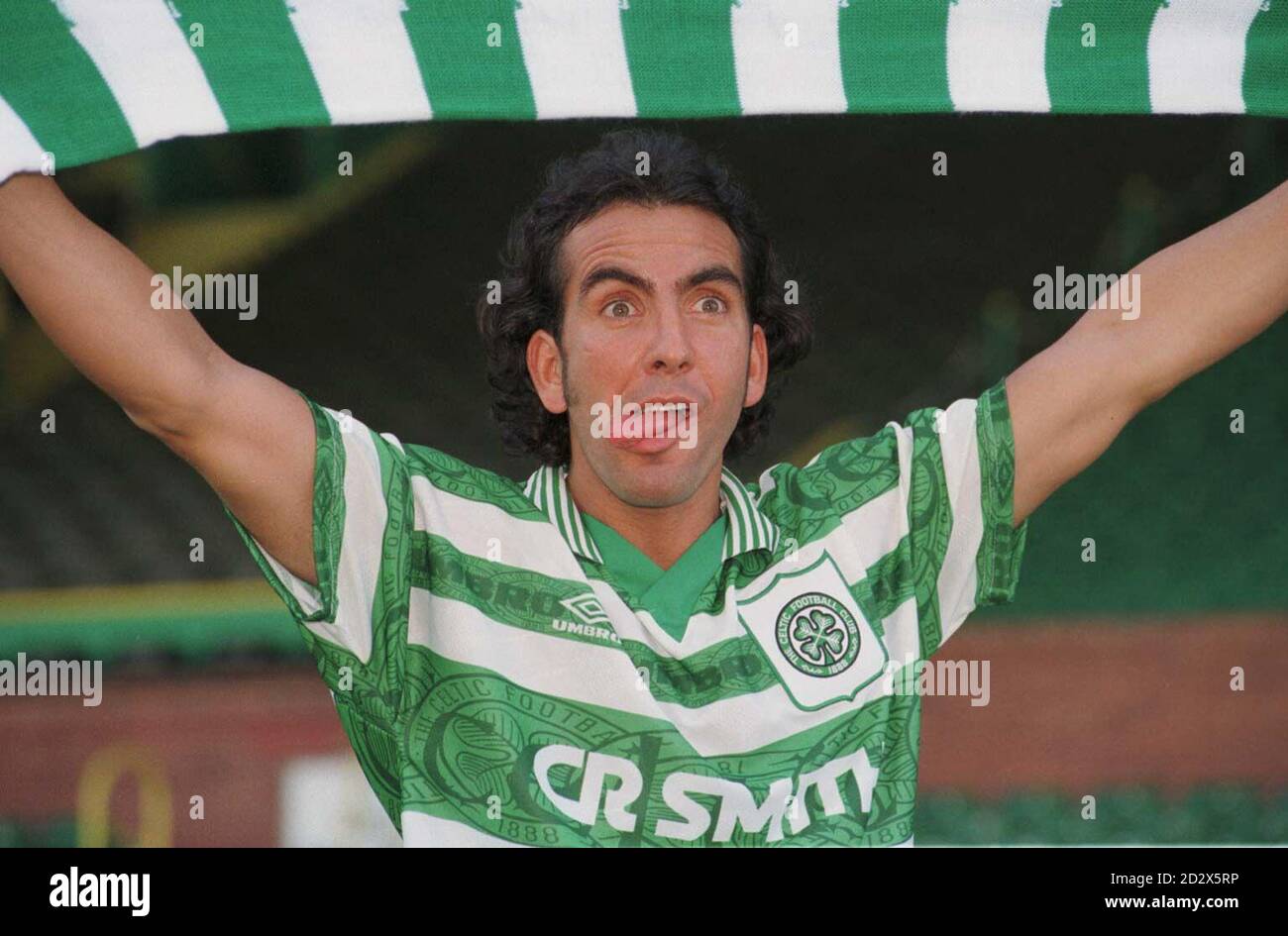 Paolo Di Canio who signed up for Celtic from AC Milan today (Friday) for  3 million . Stock Photo