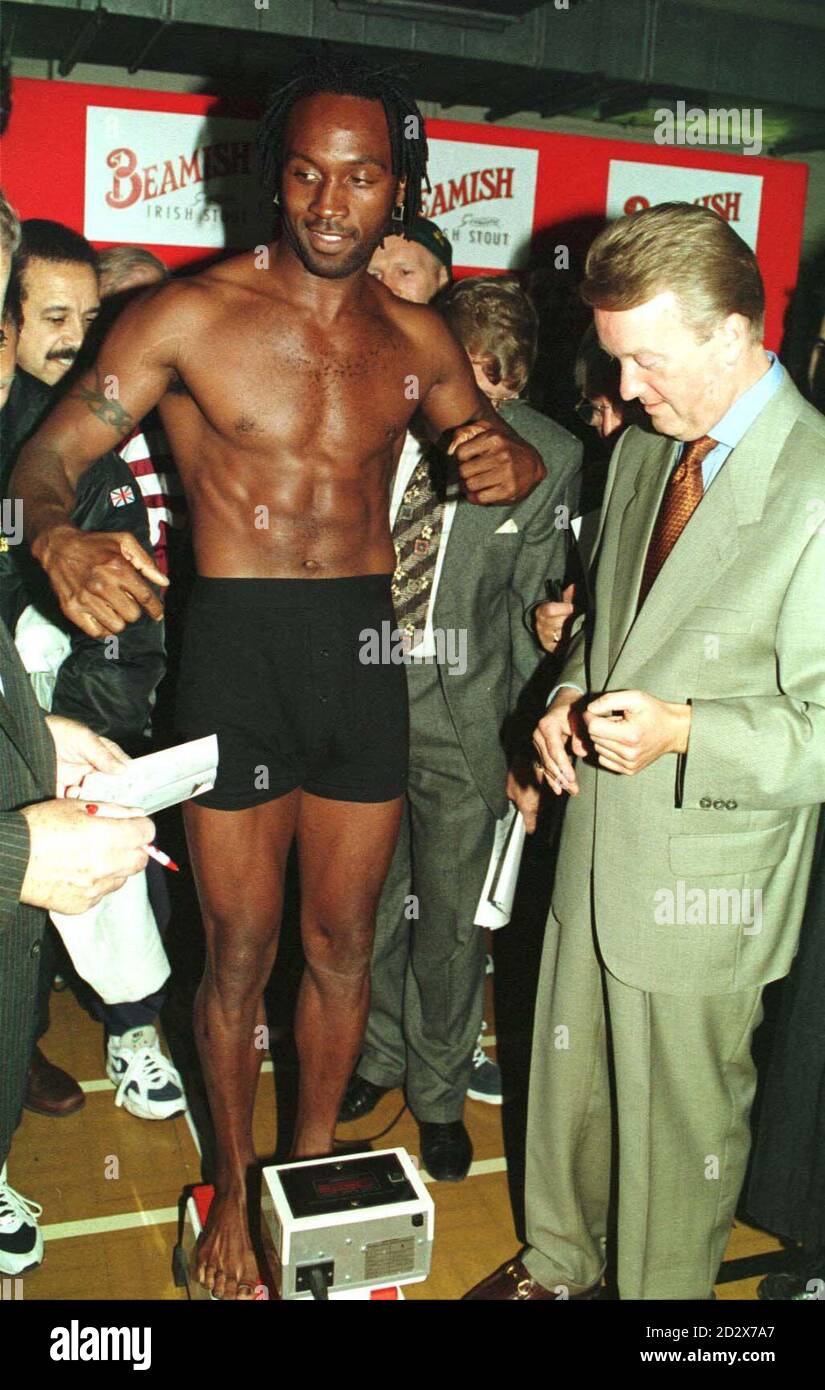 Nigel Benn, who challenges for Steve Collins WBO Super Middleweight