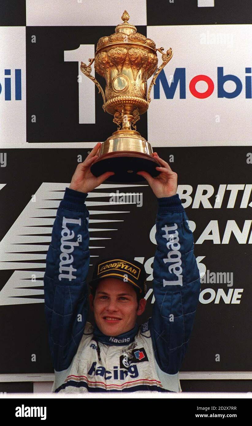 British grand prix trophy villeneuve hires stock photography and