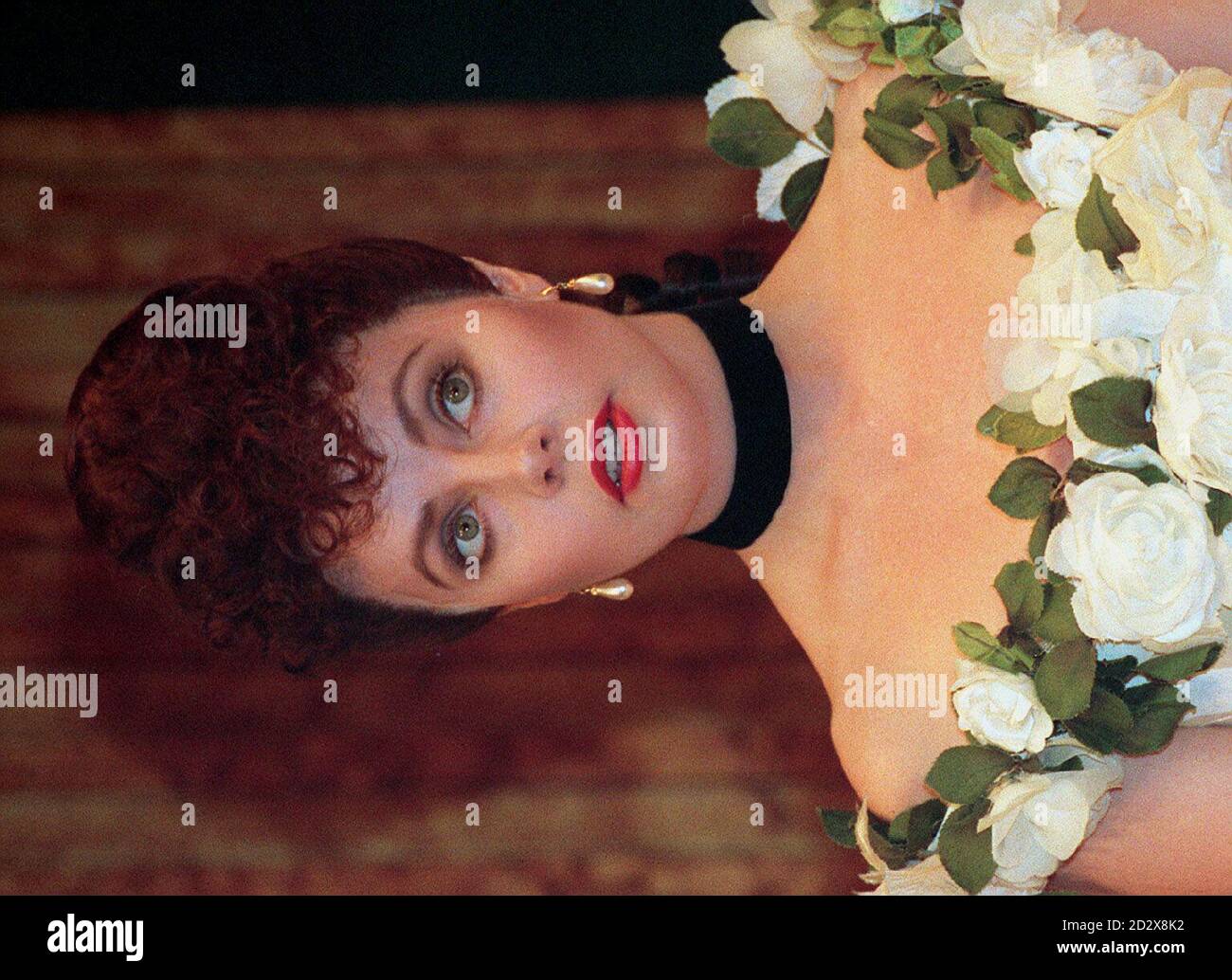 Library file 254626-2a, dated 4.12.92. Actress Sarah Brightman, who