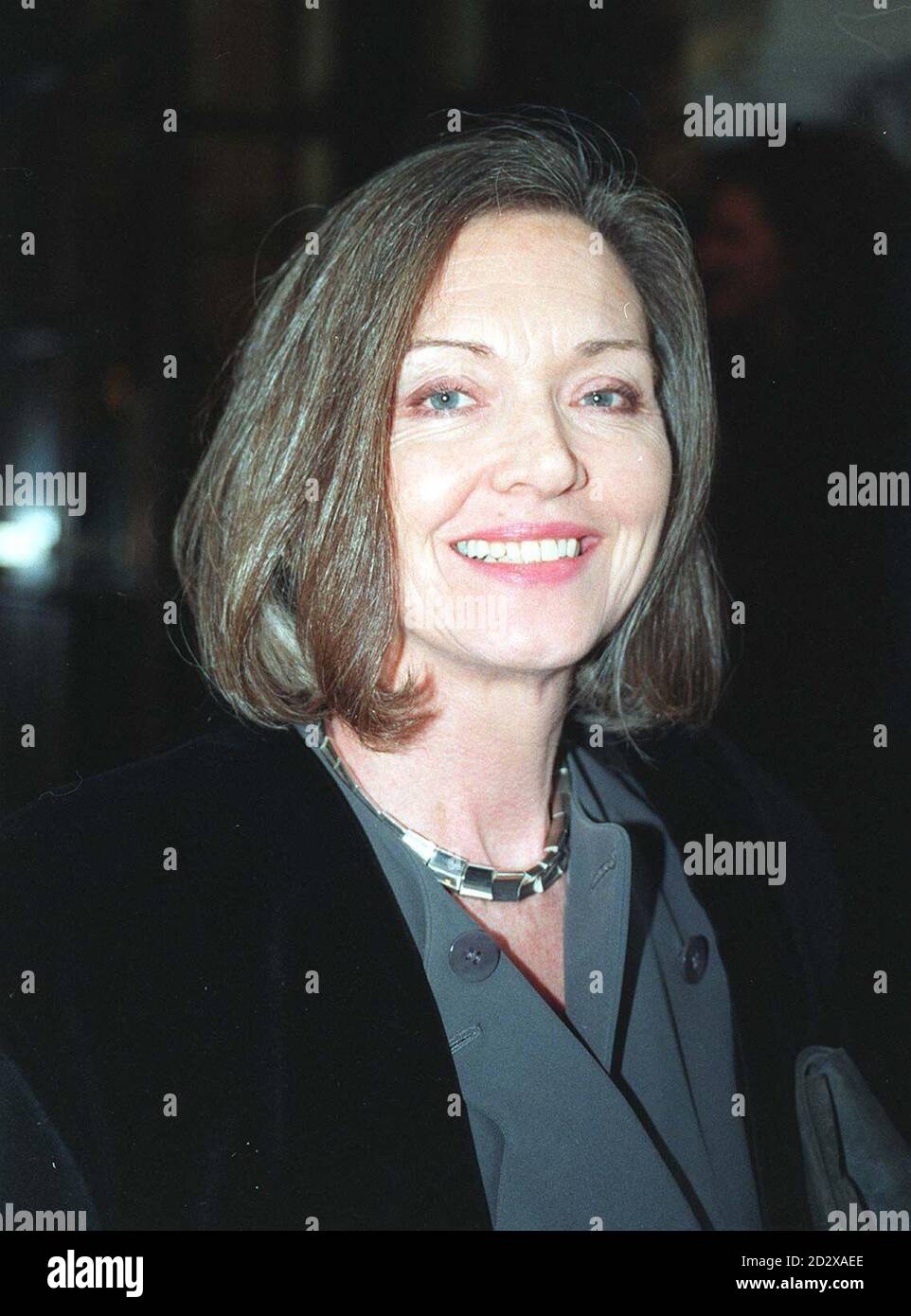 Library file of TV presenter Anna Ford. The BBC admitted on 26.9.96 that there had been shortcomings in its treatment of Chancellor Kenneth Clarke during a radio interview with Miss Ford after criticisms from Conservative party chairman Dr Brian Mawhinney that she had been openly hostile to Mr Clarke on BBC Radio 4's Today programme. 1.3.97: Anna Ford was understood to have been named on a hit-list drawn up by a violent British neo-Nazi group. Miss Ford, 53, was said by the group to have so-called Jewish sympathies. 11/2/00: A 46-year-old man was due to appear in court accused of stalkin Stock Photo