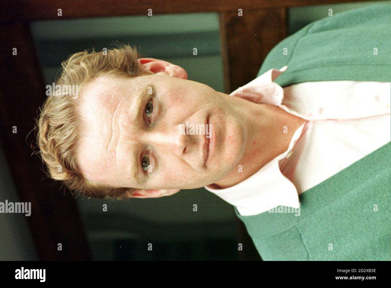 James Hewitt at his home in Bratton Clovelly, Devon, today (Tuesday) following the publication in a national newspaper of stills from a video film allegedly showing him cavorting with the Princess of Wales. Photo Barry Batchelor/PA Stock Photo