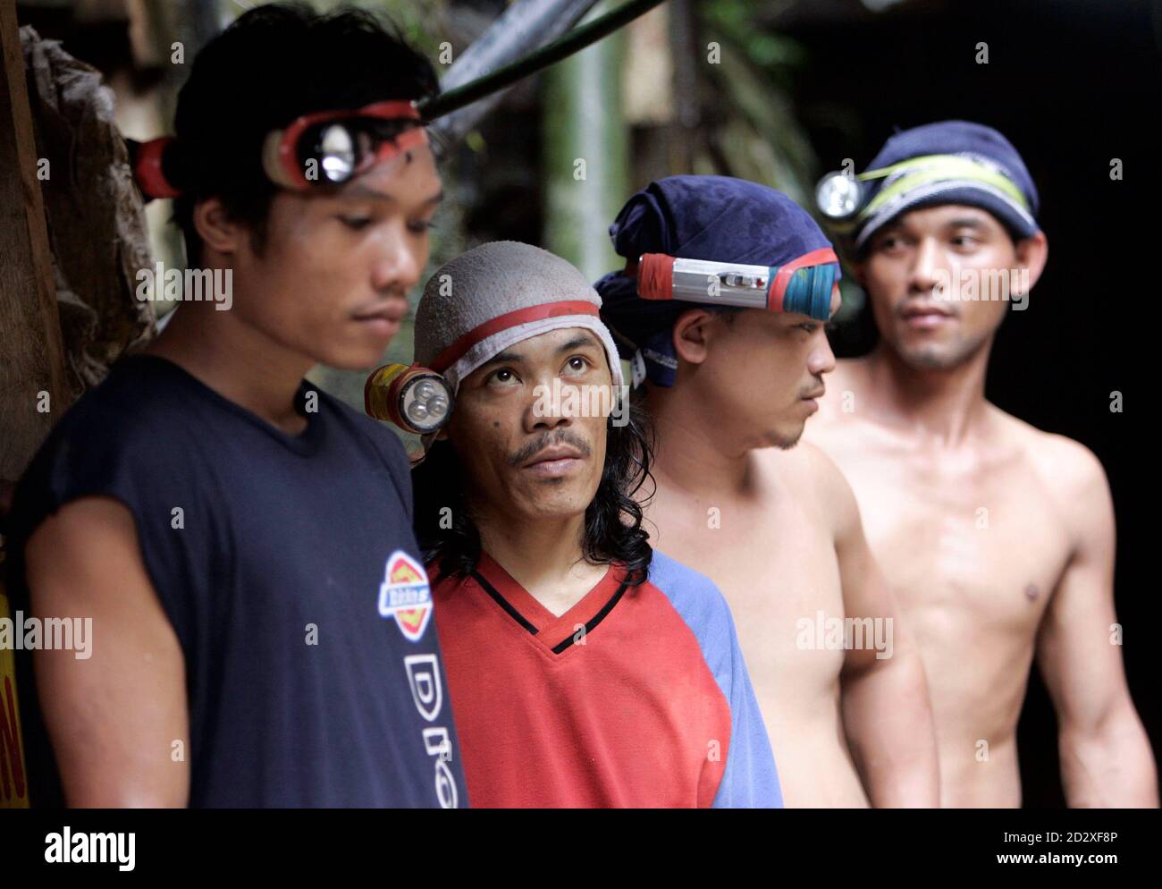 Miners Relax After Working In A Mine In Mt Diwalwal Monkayo Town Compostela Valley Province In The Southern Philippines February 9 07 Locals Discovered Diwalwal S Gold In The Early 1980s And Several Years