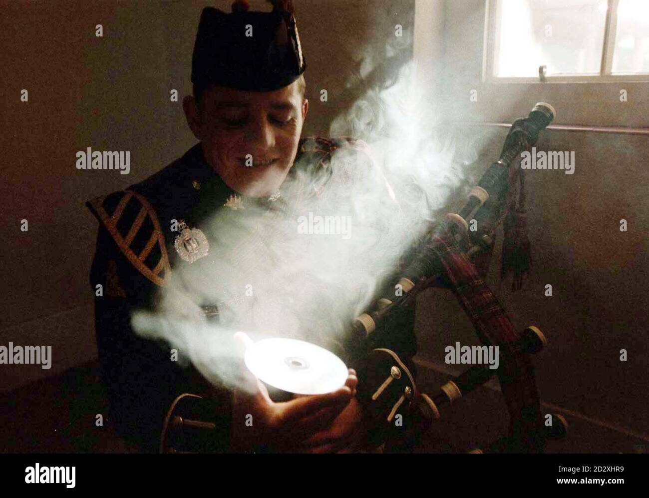 Royal scots dragoon guards bagpipe hires stock photography and images
