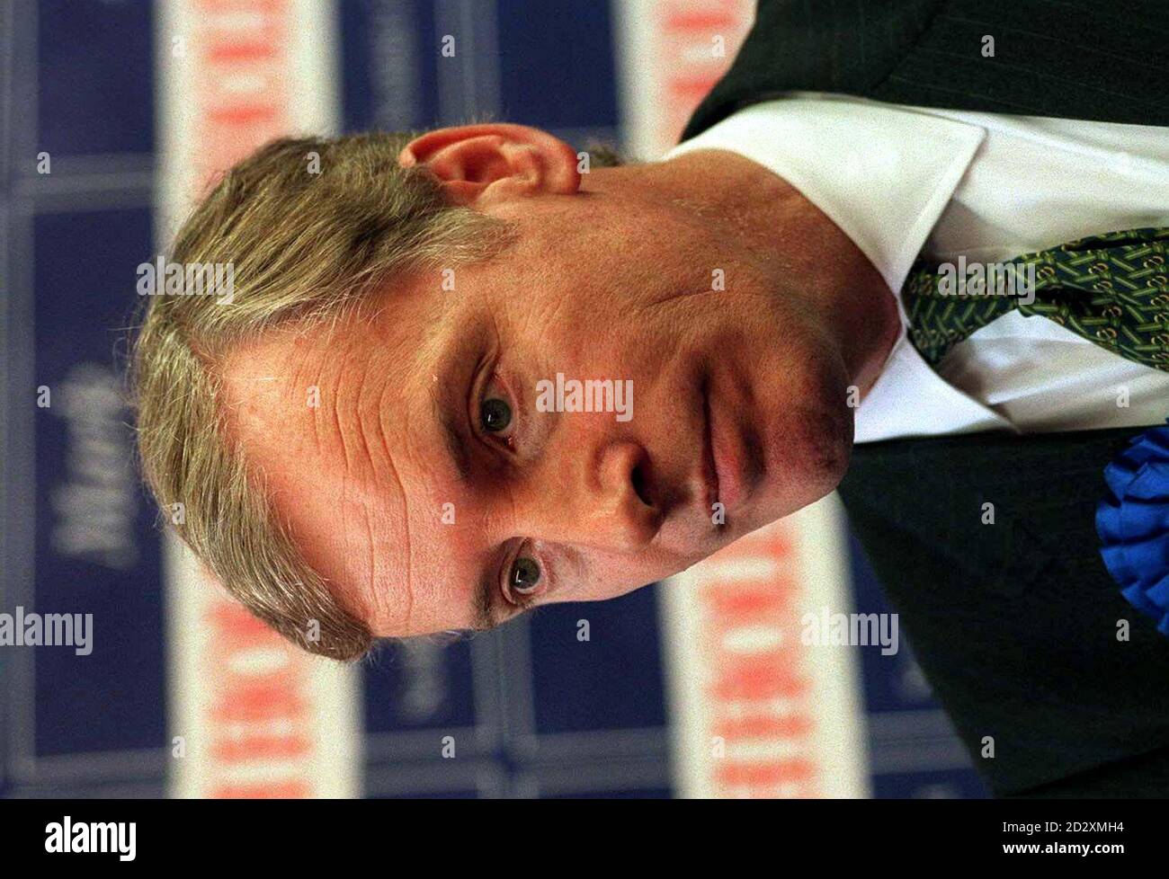 File picture of Sir Michael Hirst at the Tory HQ of the Springburn Constituency, in Scotland. See PA Story ELECTIONS Scotland. PA Photos Stock Photo