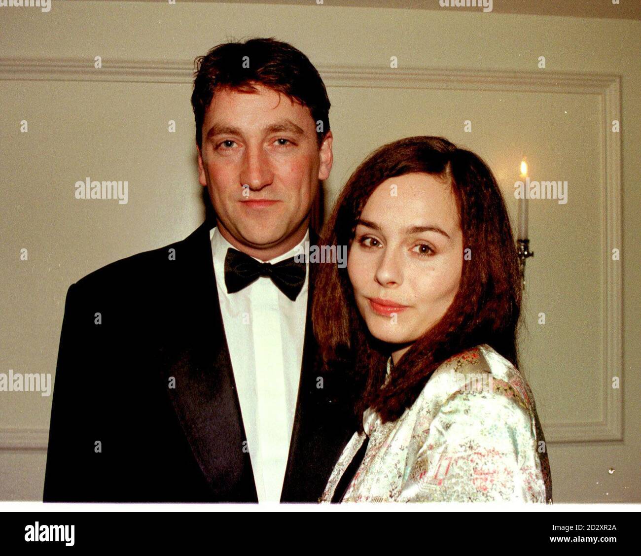 PA NEWS ACTORS DORIAN HEALY AD TARA FITZGERALD AT THE EVENING STANDARD AWARDS Stock Photo