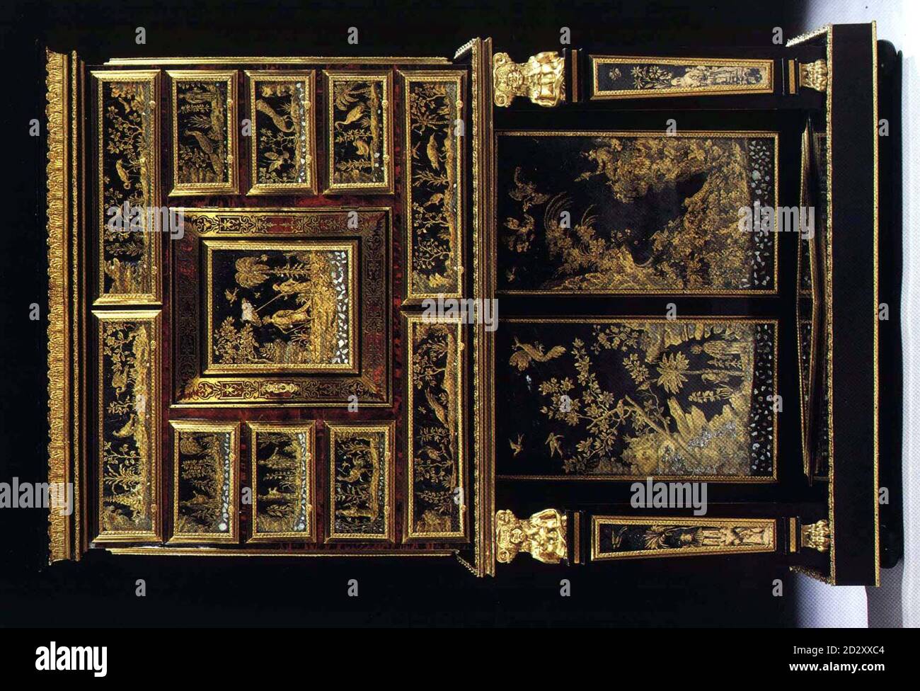An impressive Louis XIV chinoiserie cabinet, reputedly given to Mademoiselle  Coco Chanel by the 2nd Duke of Westminster, which sold at Sotheby's London  today (13.06.97) in a sale of Important French and
