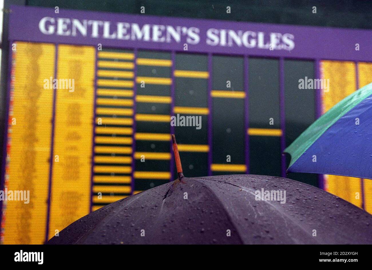 Tennis Fans Hopefully Look At The Scoreboards Outside Centre Court This Morning Friday In Order To Work Out Which Matches To Go And Watch Following Yesterday S Complete Wash Out The Grass Court Grand