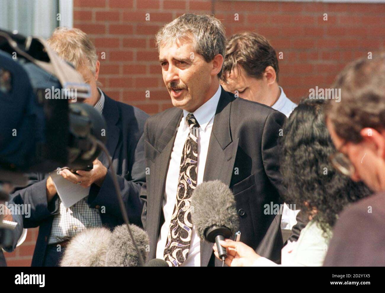 Det. Supt. Peter Ellis who is heading the inquiry into the murder of five-year-old Dillon Hull, who was shot dead in what is believed to be a drugs related killing, in Bolton yesterday. See PA story POLICE Shooting. Photo by Paul Barker/PA Stock Photo